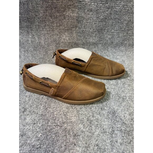 Bobs By Skechers Womens Brown Memory Foam Slip-On Flats Size 6.5 - Picture 6 of 16